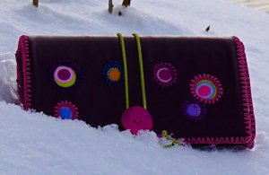 Funny dots Geldbeutel handmade