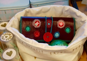 Red Moon Portemonnaie handmade