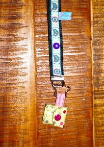 Keychain schwarz Gurtband Key2Happiness